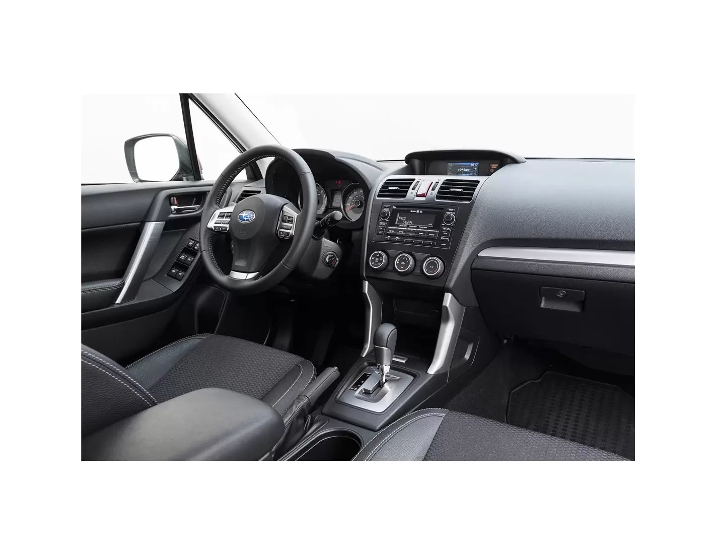 Subaru Forester 2014-2017 Kit Rivestimento Cruscotto all'interno del veicolo Cruscotti personalizzati 28-Decori