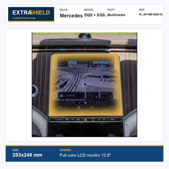 Mercedes EQS + EQS SUV Multimedia ExtraShield Screen Protector