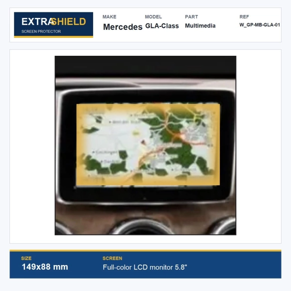 Mercedes GLA-Class Multimedia ExtraShield Screen Protector