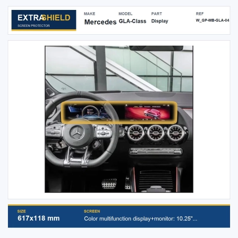 Mercedes GLA-Class Display ExtraShield Screen Protector