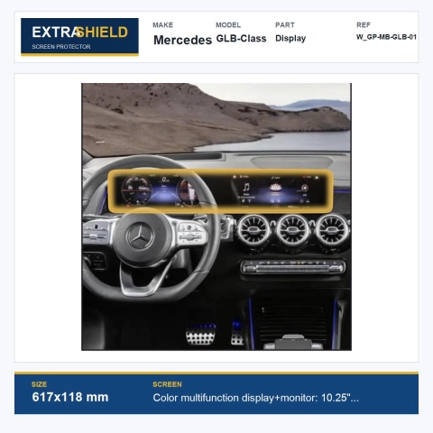 Mercedes GLB-Class Display ExtraShield Screen Protector
