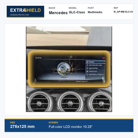 Mercedes GLC-Class Multimedia ExtraShield Screen Protector