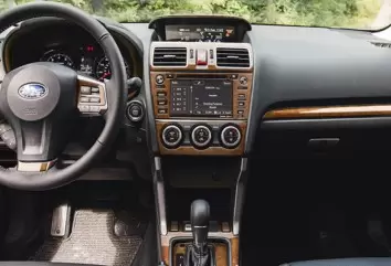 Subaru Impreza G4 2012-2014 3D Inleg dashboard Interieurset aansluitend en pasgemaakt op he 51-Teile