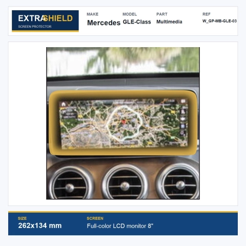 Mercedes GLE-Class Multimedia ExtraShield Screen Protector