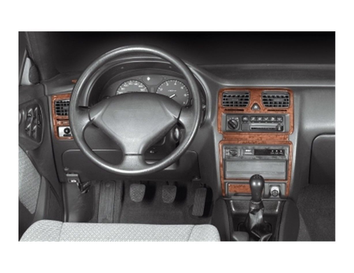 Subaru Legacy 94-99 Kit la décoration du tableau de bord 12-Pièce - 1 - habillage decor de tableau de bord