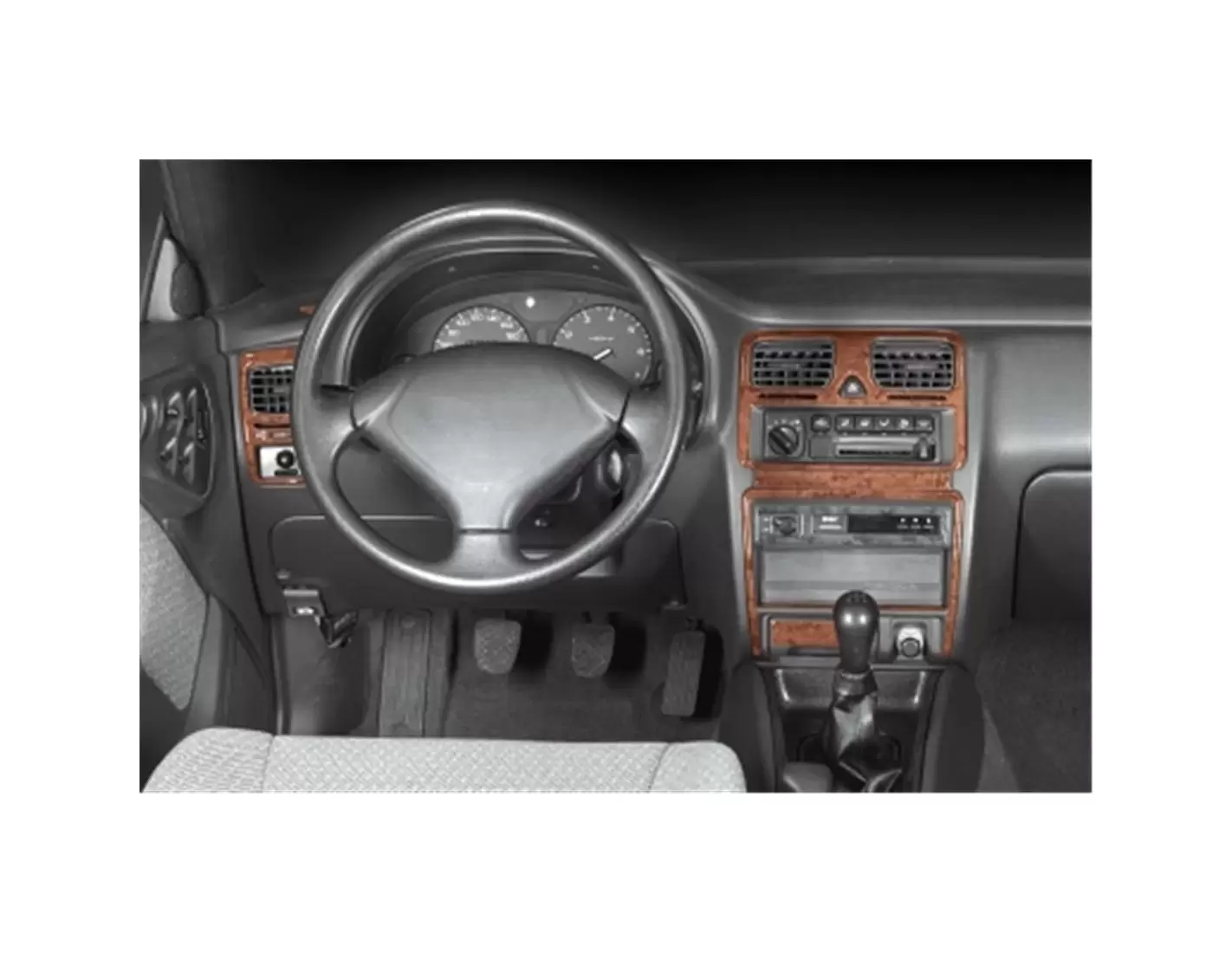 Subaru Legacy 05.94-03.99 3M 3D Interior Dashboard Trim Kit Dash Trim Dekor 12-Parts