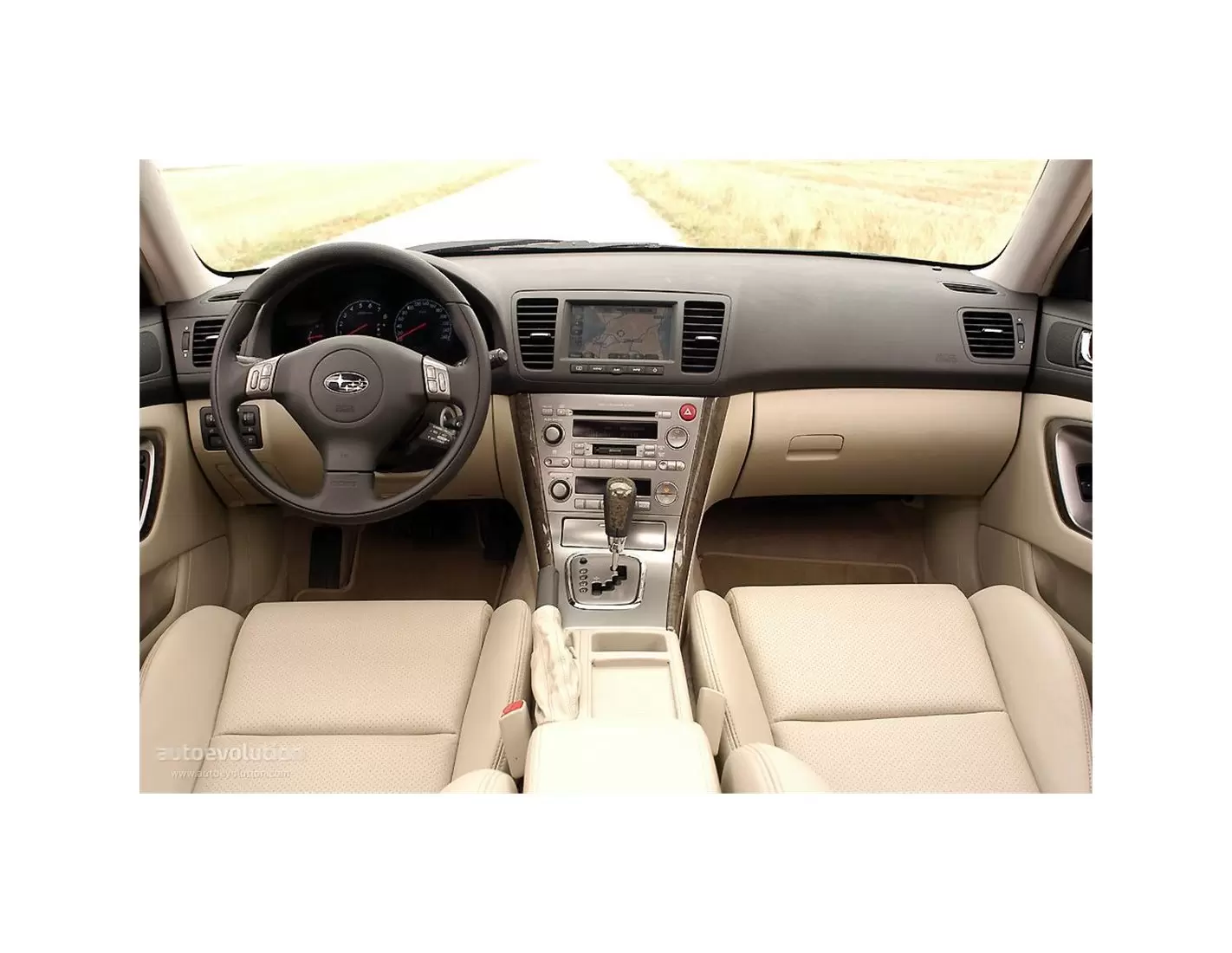 Subaru Legacy 2005-2009 3D Decor de carlinga su interior del coche 28-Partes