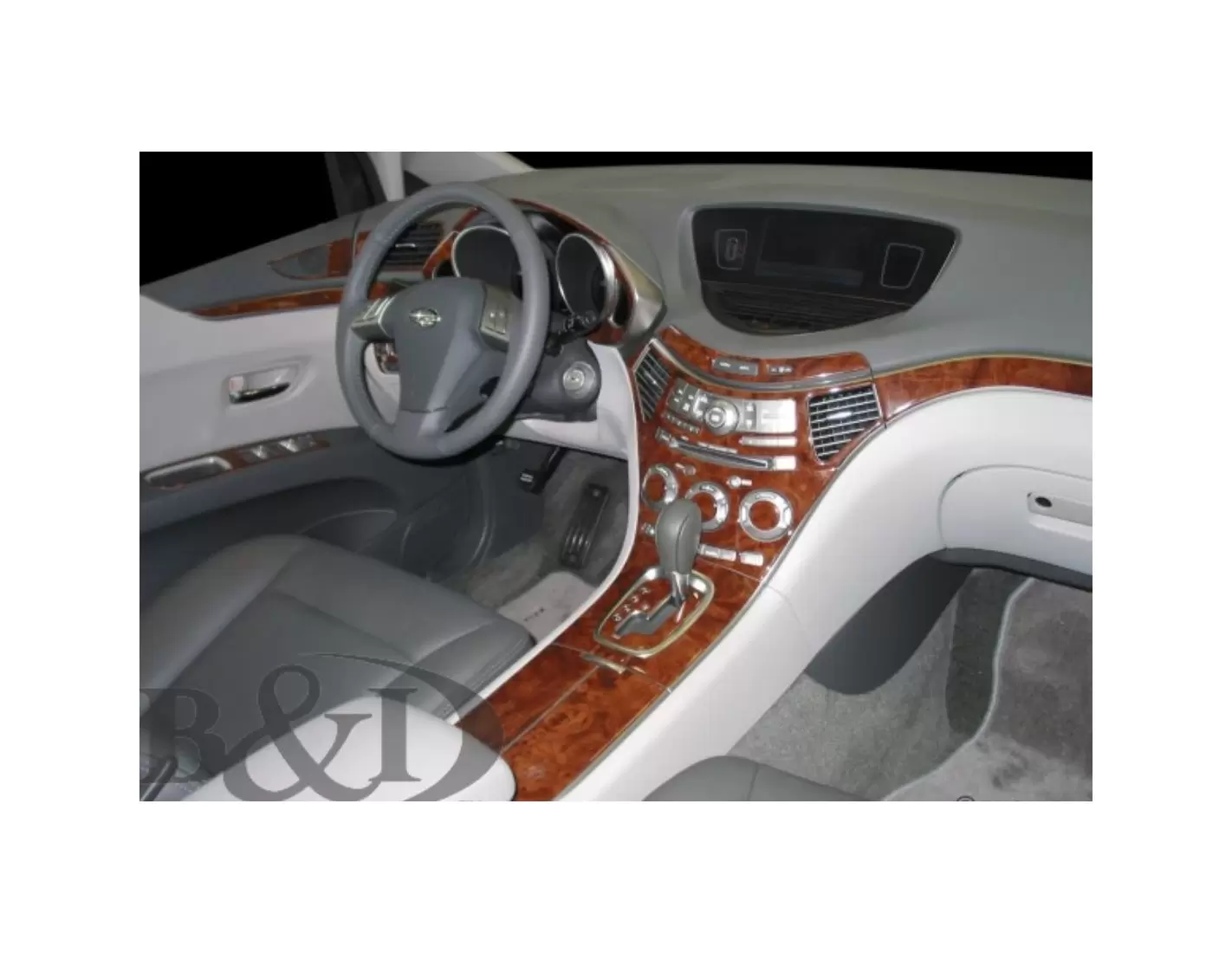 Subaru Tribeca 2006-2014 3D Decor de carlinga su interior del coche 52-Partes