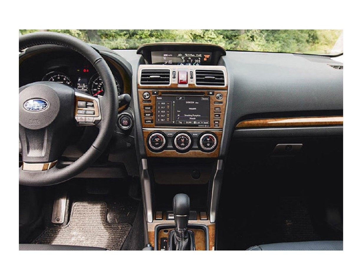 Subaru XV Crosstrek 2012-2017 Kit Rivestimento Cruscotto all'interno del veicolo Cruscotti personalizzati 51-Decori