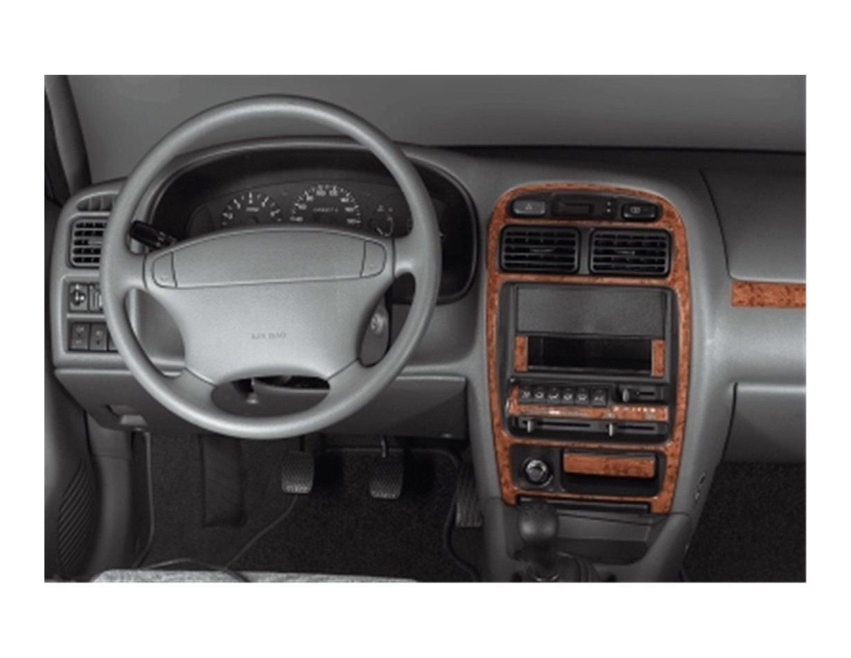 Suzuki Baleno 09.97 - 06.06 3D Inleg dashboard Interieurset aansluitend en pasgemaakt op he 9 -Teile
