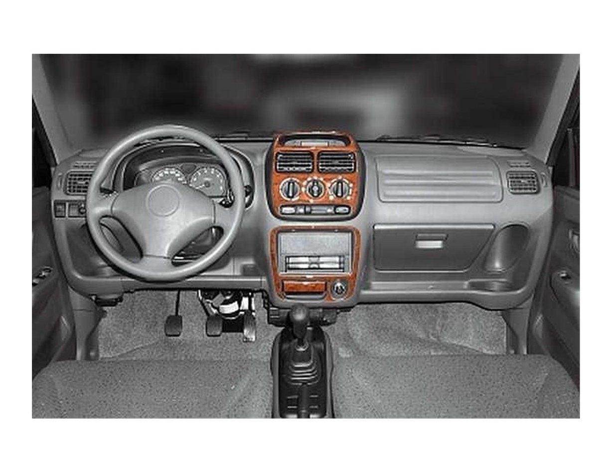 Suzuki Ignis 10.00 - 10.03 3D Inleg dashboard Interieurset aansluitend en pasgemaakt op he 5 -Teile