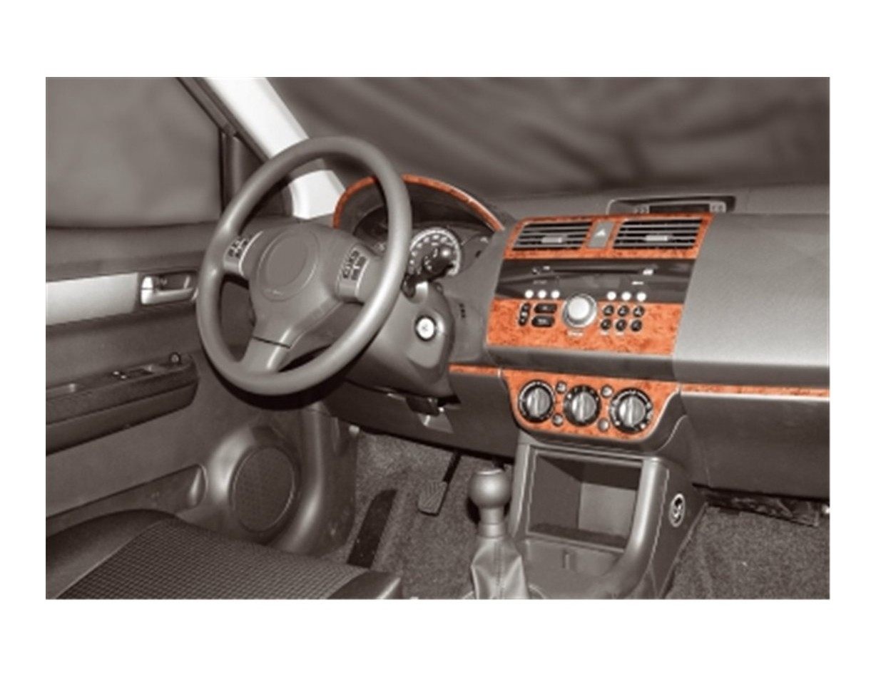 Suzuki Swift Comfort 05-12.10 Mittelkonsole Armaturendekor Cockpit Dekor 10-Teilige - 1- Cockpit Dekor Innenraum
