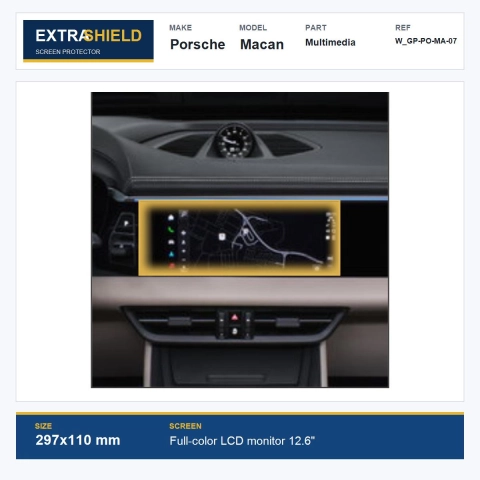 Porsche Macan Multimedia ExtraShield Screen Protector