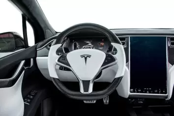 TESLA MODEL X 2016- 3D Decor de carlinga su interior del coche 25-Partes