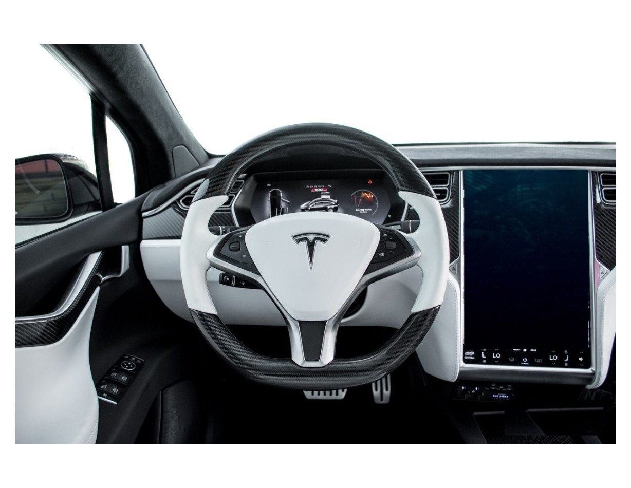 TESLA MODEL X 2016-UP 3M 3D Interior Dashboard Trim Kit Dash Trim Dekor 25-Parts