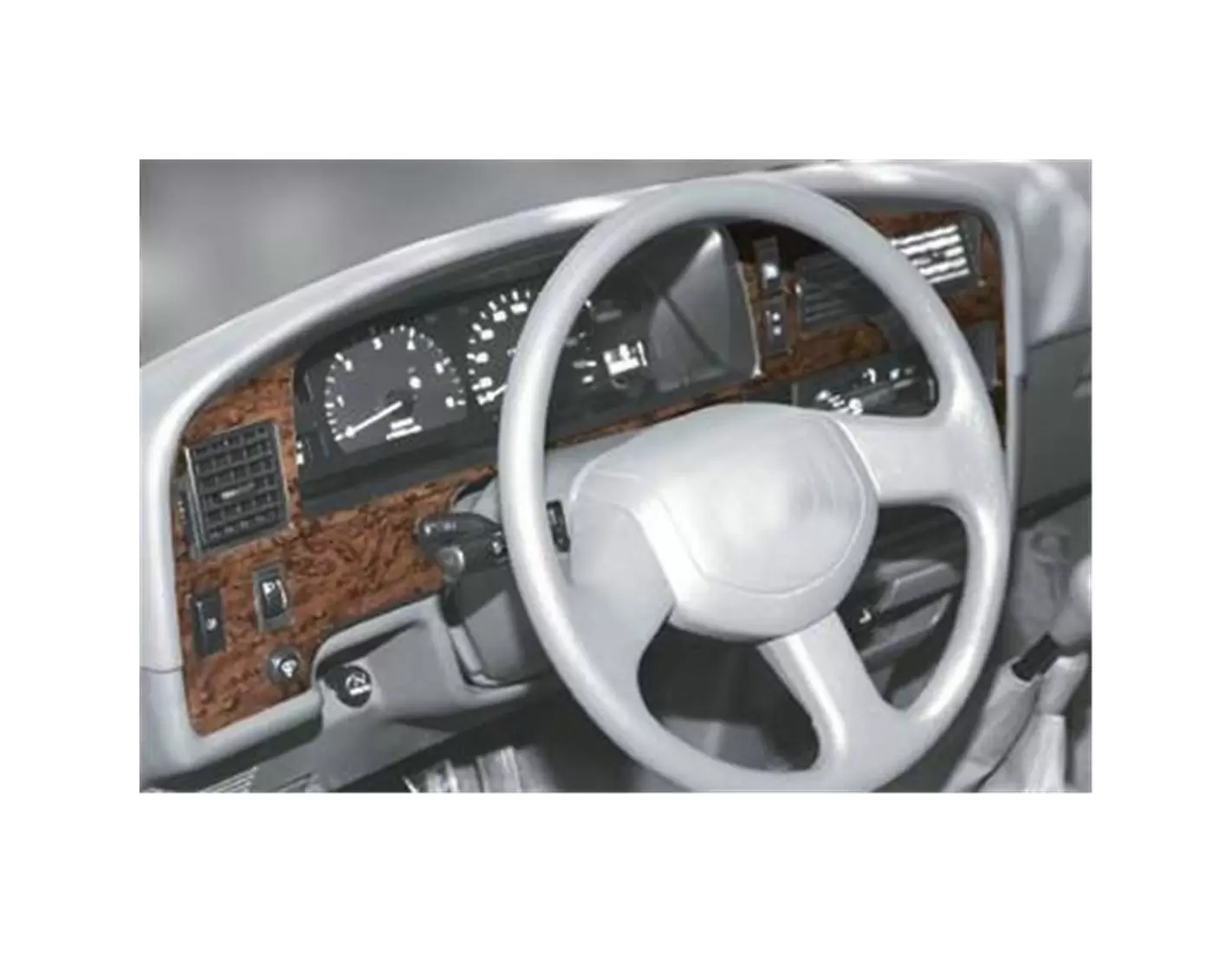 Toyota 4 Runner 10.89 - 08.963D Inleg dashboard Interieurset aansluitend en pasgemaakt op he 9 -Teile