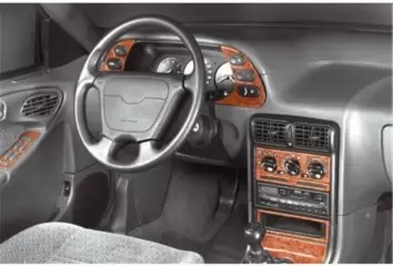Chevrolet Espero 01.95 - 01.98 3D Inleg dashboard Interieurset aansluitend en pasgemaakt op he 11 -Teile