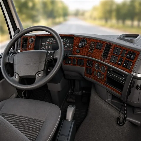 Volvo FH12 FH16 FM Vers 2002-2012 3D dashboard sierlijstset, 23 delen