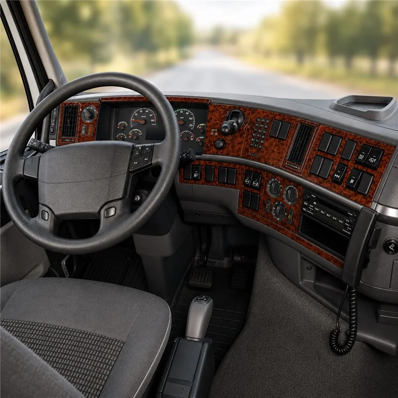 Volvo FH12 FH16 FM Vers 2002-2012 3D dashboard trim kit, 23 parts