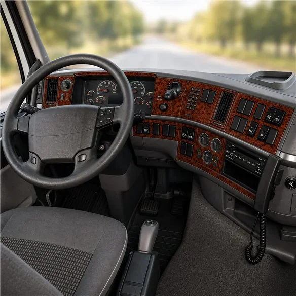 Volvo FH12 FH16 FM Vers 2002-2012 3D dashboard trim kit, 23 parts