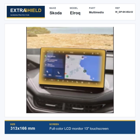 Skoda Elroq Multimedia ExtraShield Screen Protector