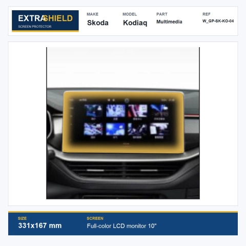 Skoda Kodiaq Multimedia ExtraShield Screen Protector