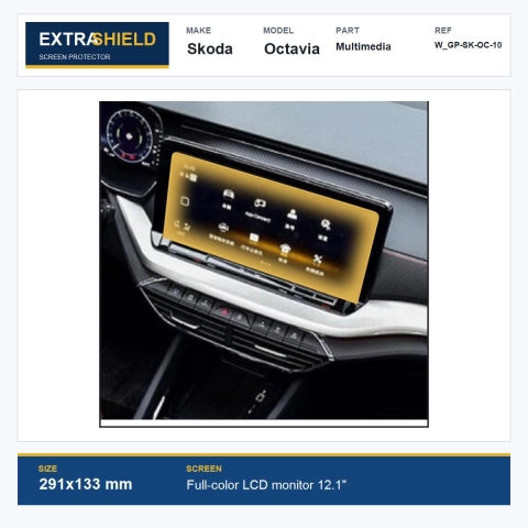 Skoda Octavia Multimedia ExtraShield Screen Protector