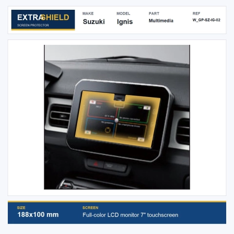 Suzuki Ignis Multimedia ExtraShield Screen Protector