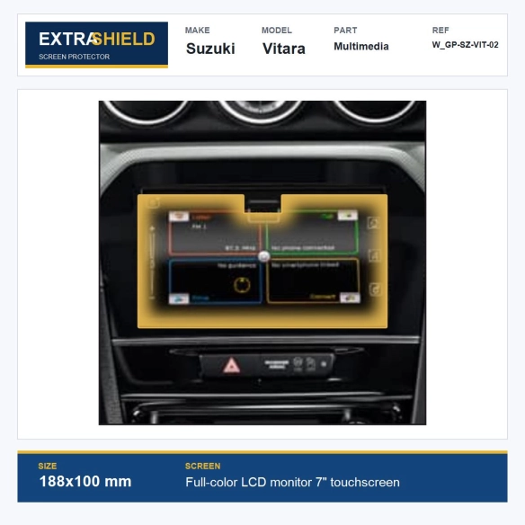 Suzuki Vitara Multimedia ExtraShield Screen Protector