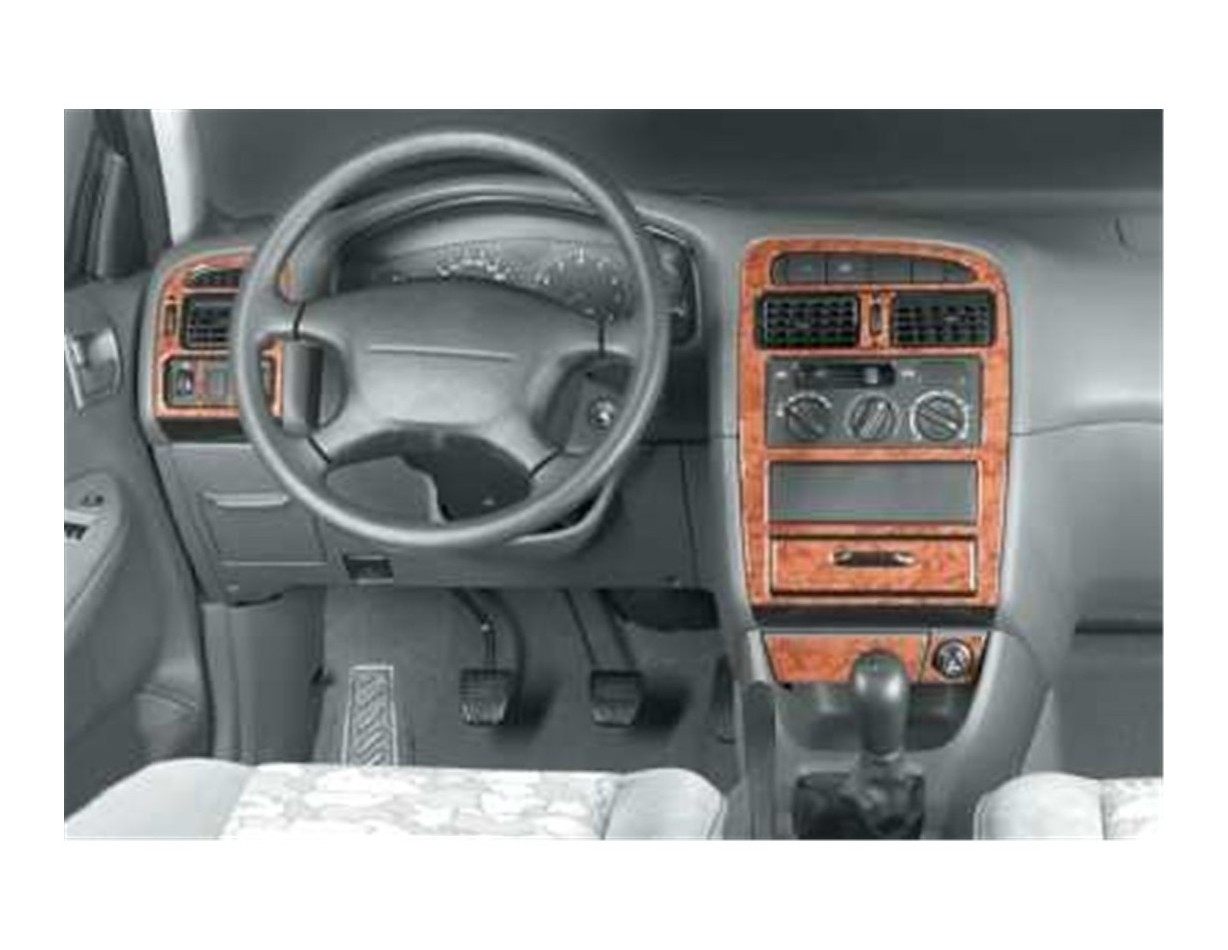 Toyota Avensis 01.03 - 12.05 3D Inleg dashboard Interieurset aansluitend en pasgemaakt op he 9 -Teile