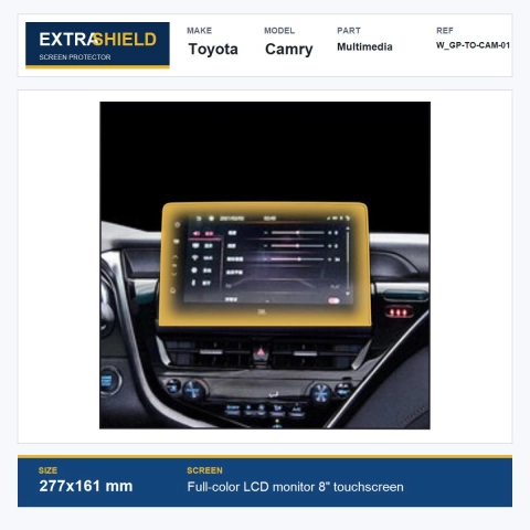 Toyota Camry Multimedia ExtraShield Screen Protector