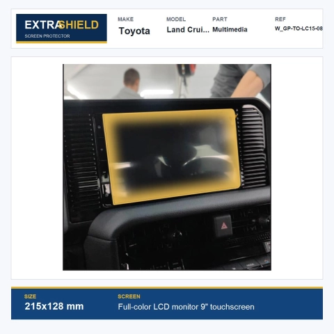 Toyota Land Cruiser Prado Multimedia ExtraShield Screen Protector
