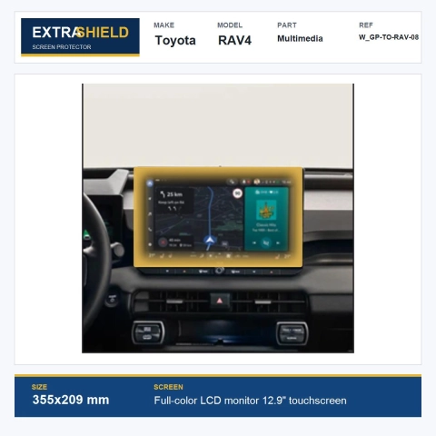 Toyota RAV4 Multimedia ExtraShield Screen Protector