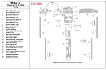 Chevrolet HHR 2008-2008 Full Set BD Interieur Dashboard Bekleding Volhouder