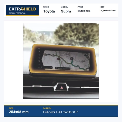 Toyota Supra Multimedia ExtraShield Screen Protector