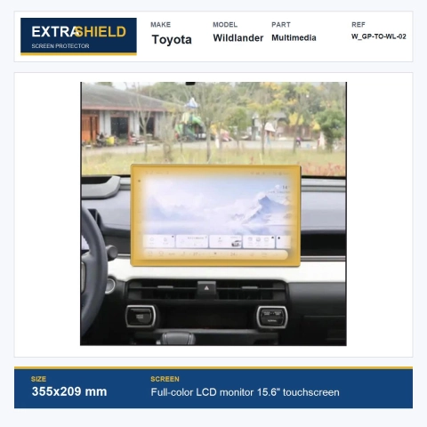 Toyota Wildlander Multimedia ExtraShield Screen Protector