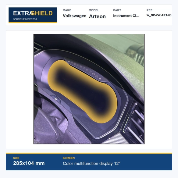 Volkswagen Arteon Instrument Cluster ExtraShield Screen Protector