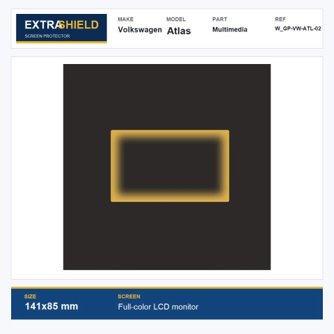 Volkswagen Atlas Multimedia ExtraShield Screen Protector