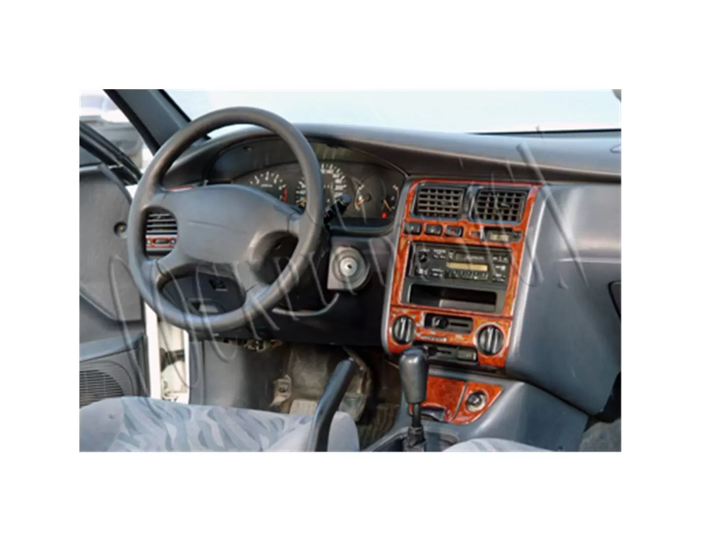 Toyota Carina E 95-98 Mittelkonsole Armaturendekor Cockpit Dekor 14-Teilige - 1- Cockpit Dekor Innenraum