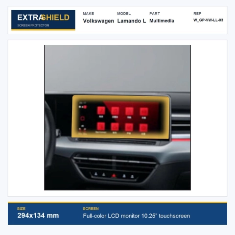 Volkswagen Lamando L Multimedia ExtraShield Screen Protector