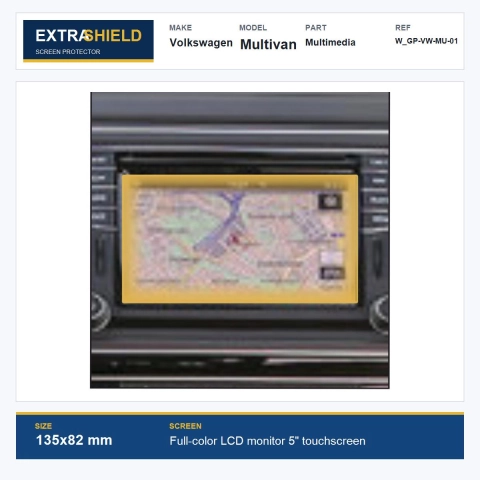 Volkswagen Multivan Multimedia ExtraShield Screen Protector
