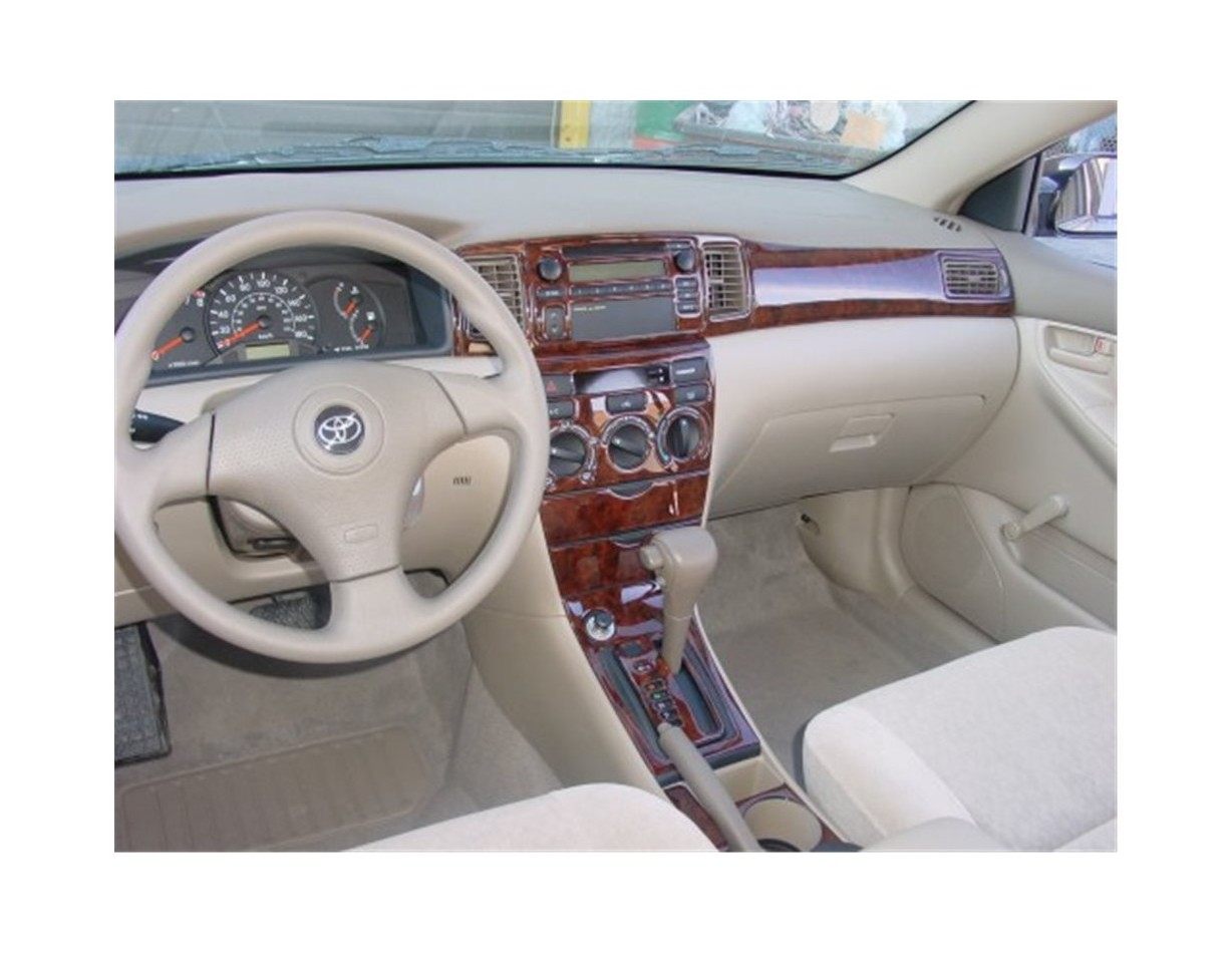 Toyota Corolla 06.04-08.07 3M 3D Interior Dashboard Trim Kit Dash Trim Dekor 19-Parts