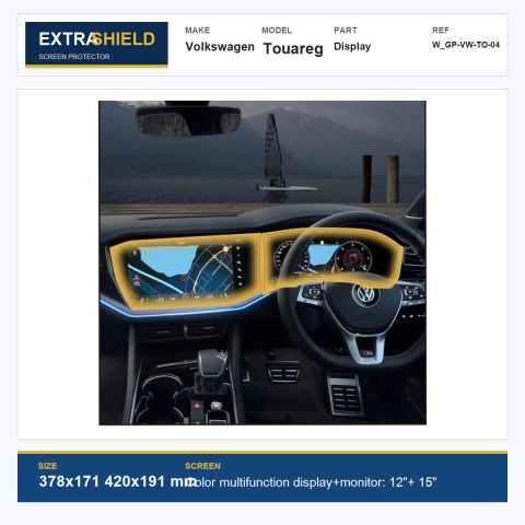 Volkswagen Touareg Display ExtraShield Screen Protector