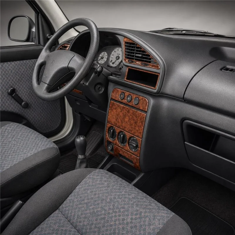 Citroen Berlingo 1996-2002 3D dashboard trim kit, 14 parts