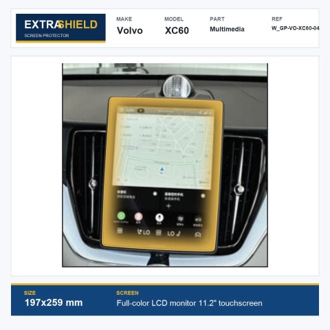 Volvo XC60 Multimedia ExtraShield Screen Protector