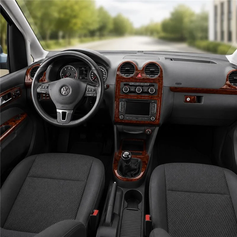 Volkswagen Caddy complete set 2011+ 3D dashboard sierlijstset, 22 delen