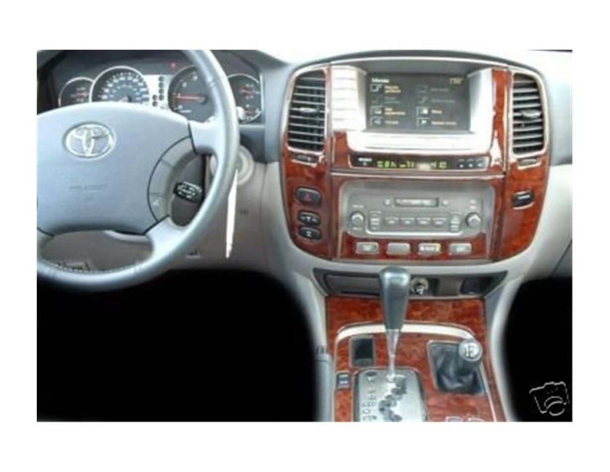 Toyota Land Cruiser 2003-2007 3D Inleg dashboard Interieurset aansluitend en pasgemaakt op he 33-Teile