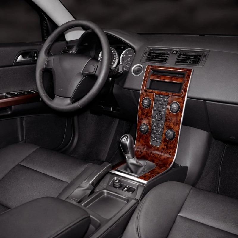 Volvo S40-V50 2004-2012 kit de molduras interiores para salpicadero 19 piezas