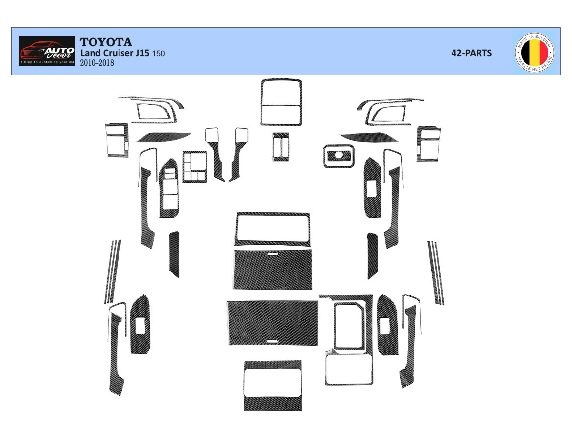 Car accessories Toyota Land Cruiser Prado 150 20092014 BD Décoration