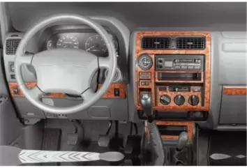 Toyota Landcruiser 07.96-04.98 3D Decor de carlinga su interior del coche 20-Partes
